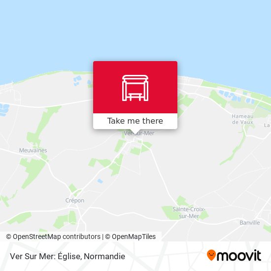 Ver Sur Mer: Église map