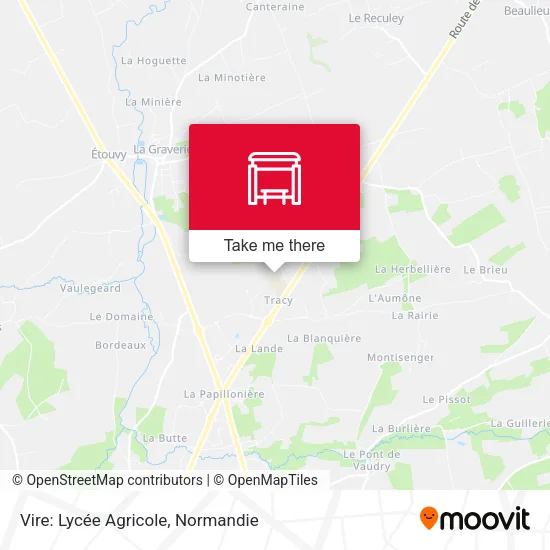 Vire: Lycée Agricole map