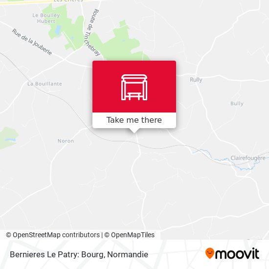 Bernieres Le Patry: Bourg map