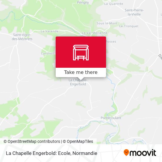 La Chapelle Engerbold: Ecole map