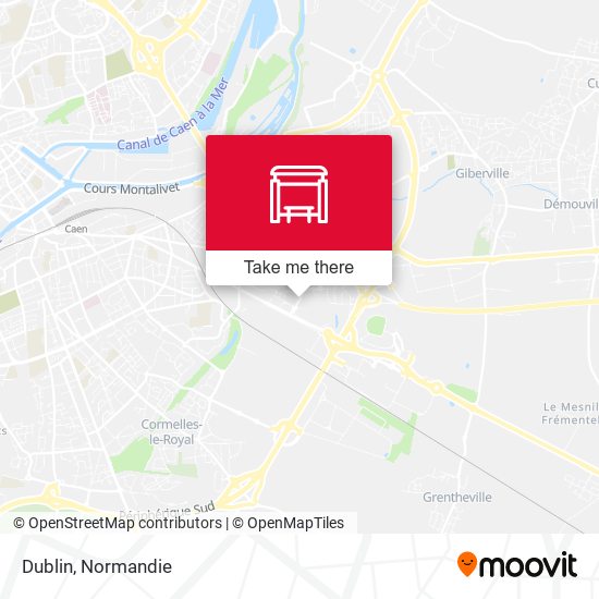 Mapa Dublin