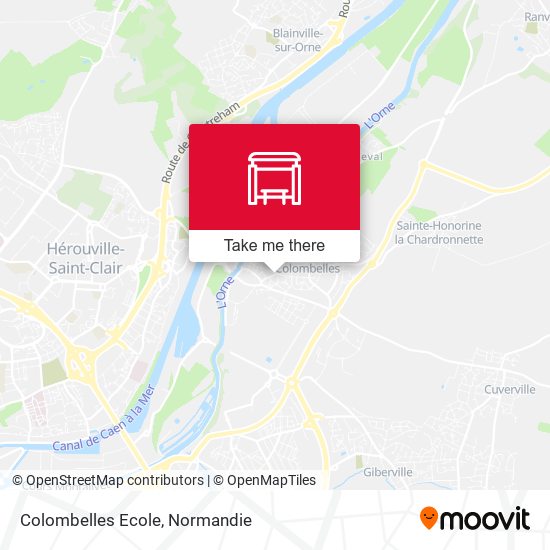 Colombelles Ecole map