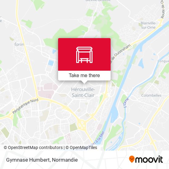 Gymnase Humbert map