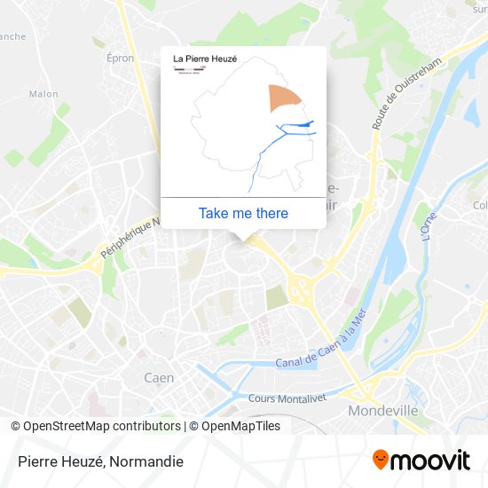 Pierre Heuzé map