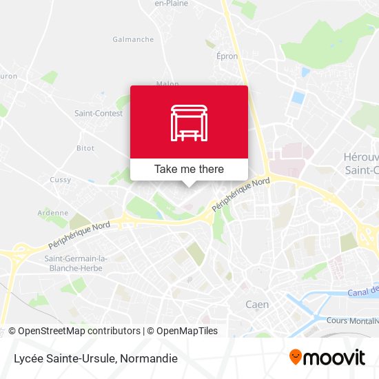 Lycée Sainte-Ursule map