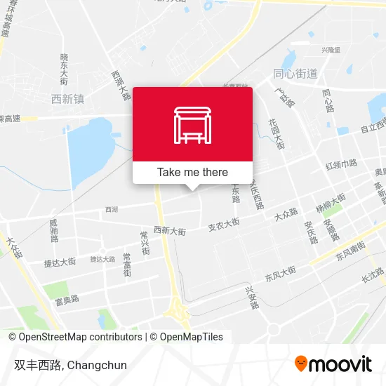 双丰西路 map