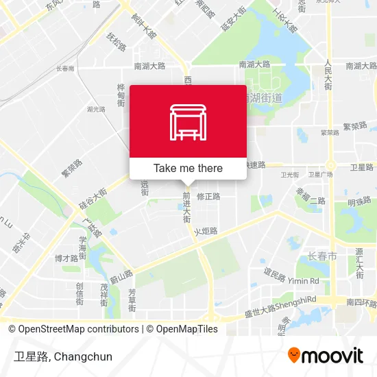 卫星路 map