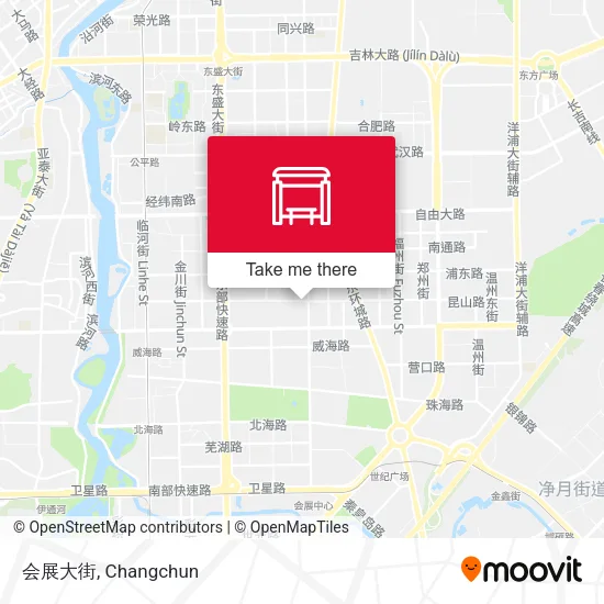 会展大街 map
