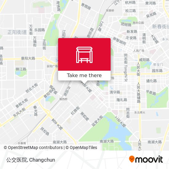 公交医院 map