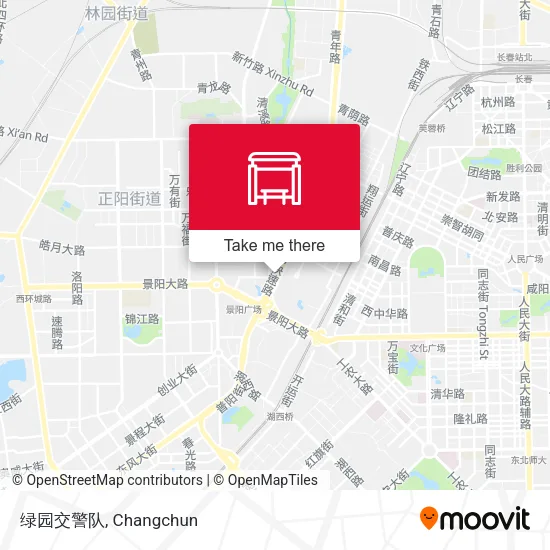 绿园交警队 map