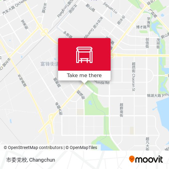 市委党校 map