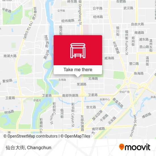 仙台大街 map