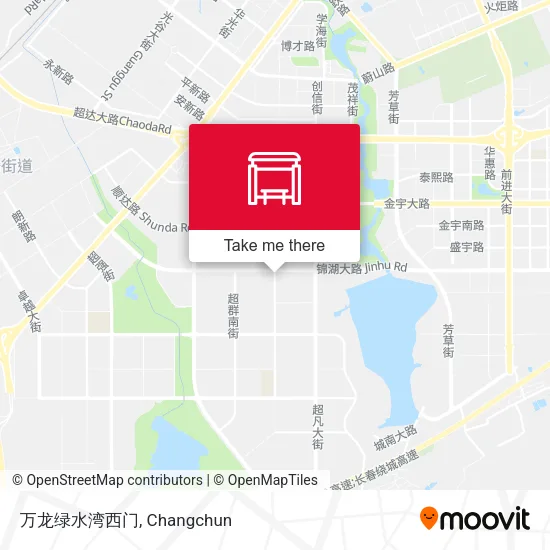 万龙绿水湾西门 map