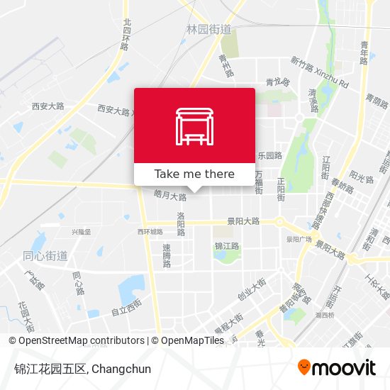 锦江花园五区 map