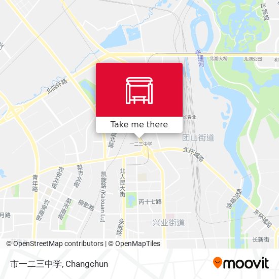 市一二三中学 map