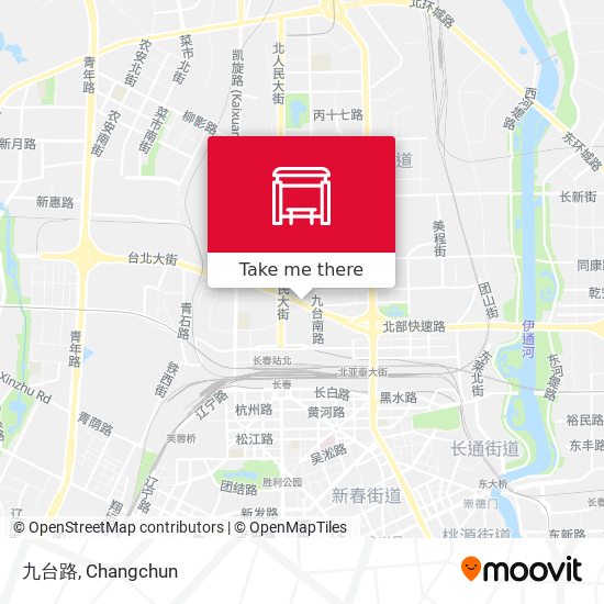 九台路 map