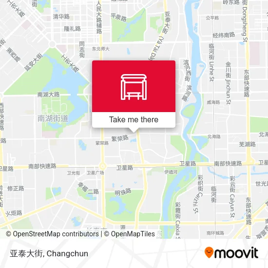 亚泰大街 map