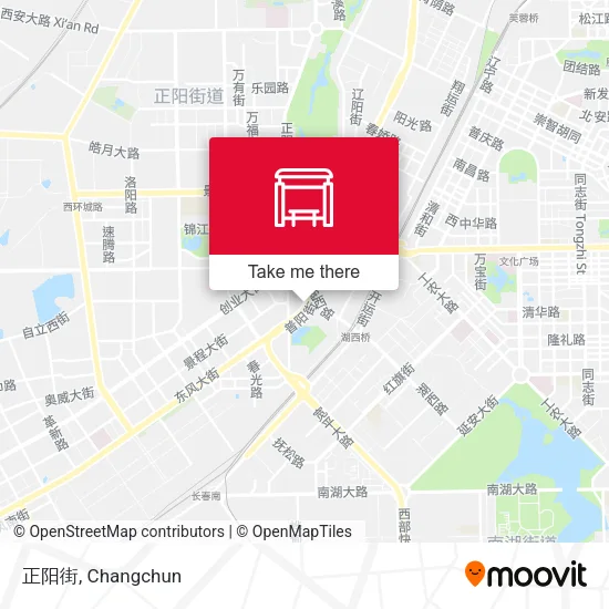 正阳街 map
