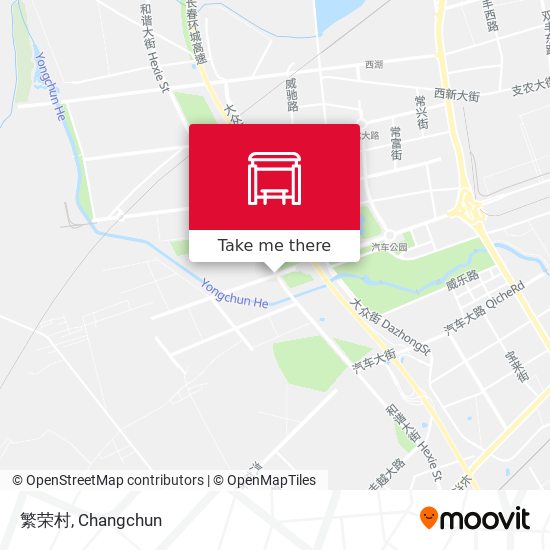 繁荣村 map
