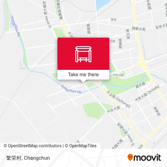 繁荣村 map