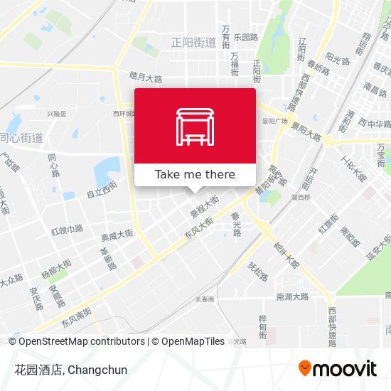 花园酒店 map