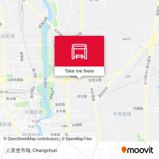 八里堡市场 map