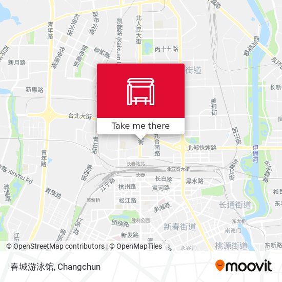 春城游泳馆 map