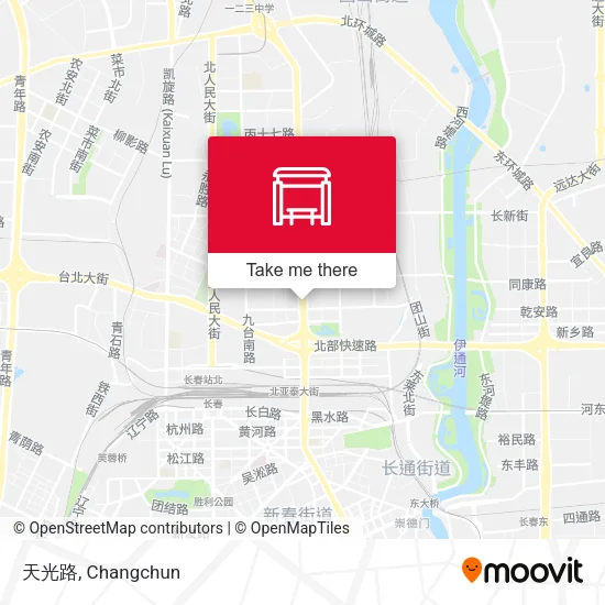 天光路 map