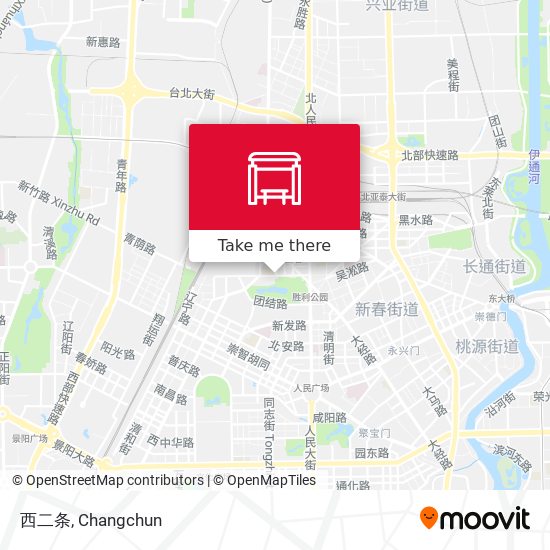 西二条 map