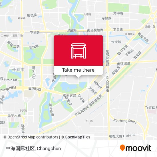 中海国际社区 map