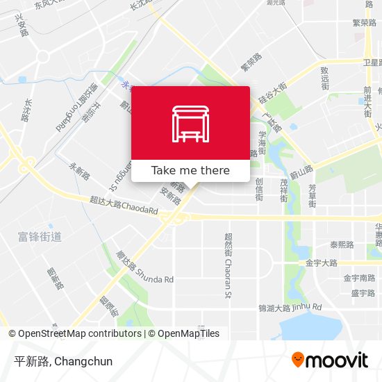 平新路 map