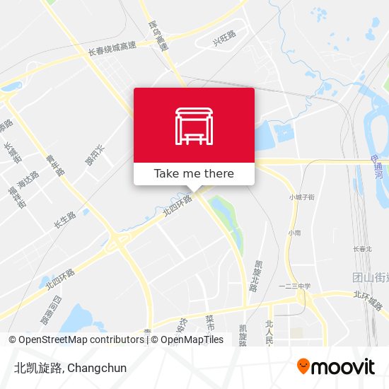 北凯旋路 map