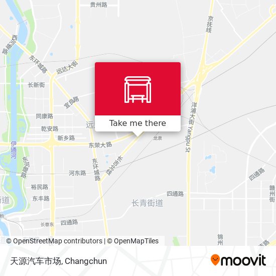 天源汽车市场 map