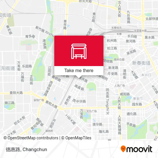 德惠路 map