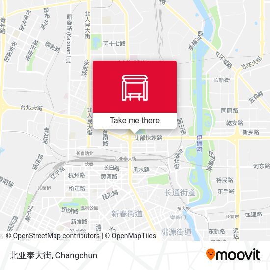 北亚泰大街 map