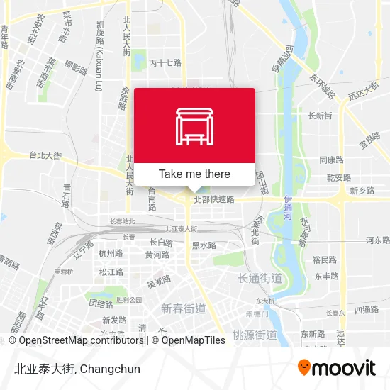北亚泰大街 map