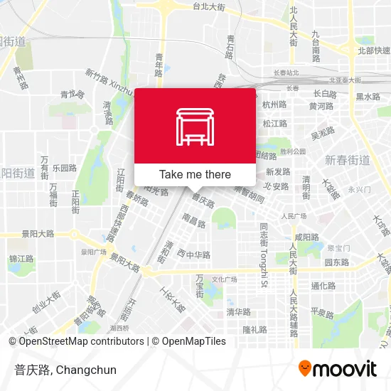 普庆路 map