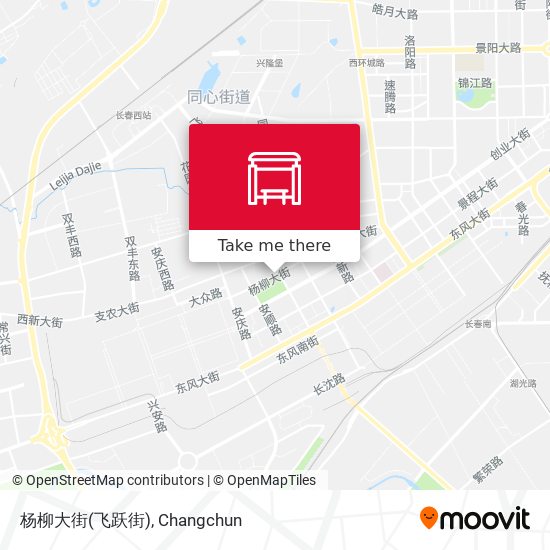 杨柳大街(飞跃街) map