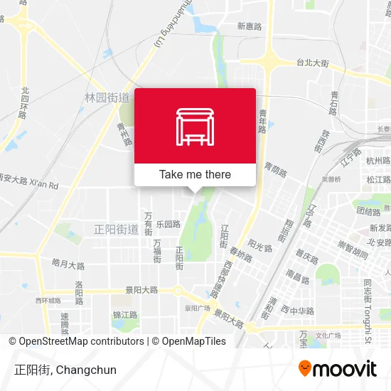 正阳街 map