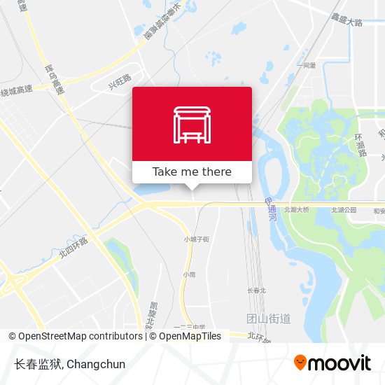 长春监狱 map