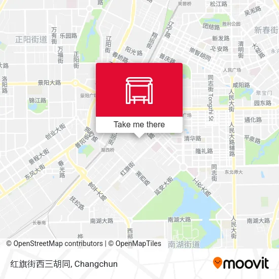 红旗街西三胡同 map