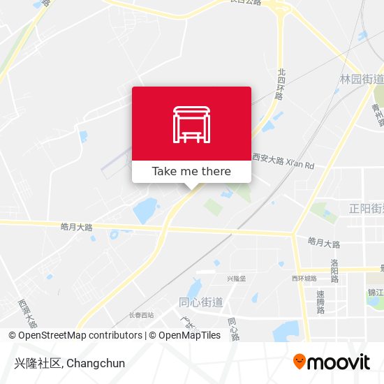 兴隆社区 map
