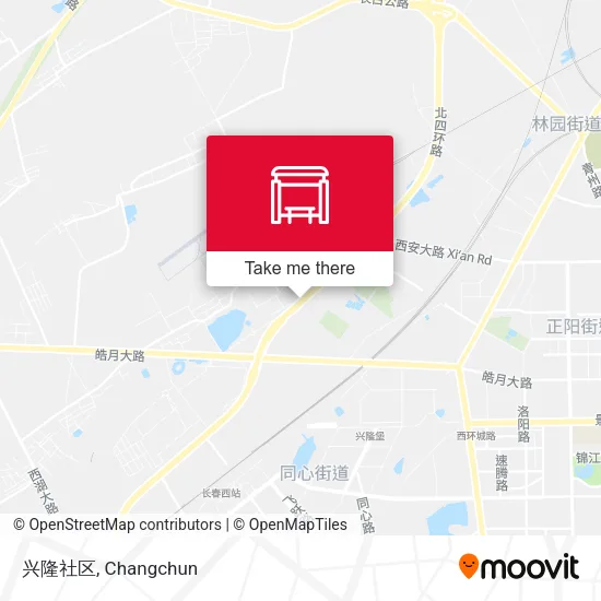 兴隆社区 map