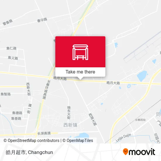 皓月超市 map