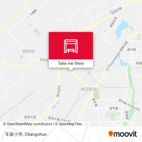 车家小学 map