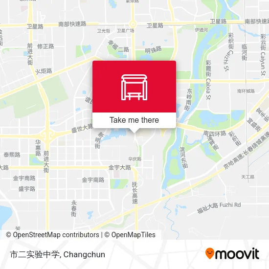 市二实验中学 map