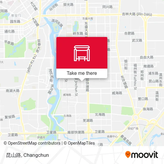 昆山路 map