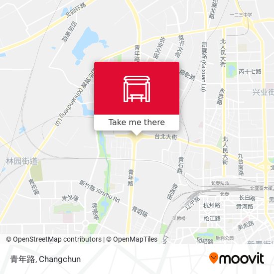 青年路 map