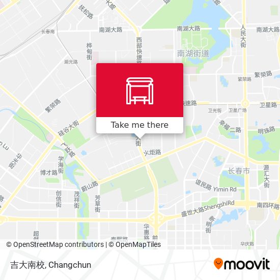 吉大南校 map