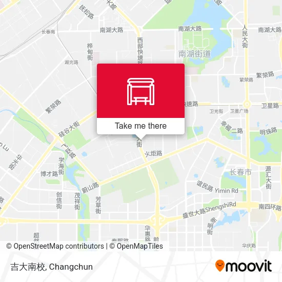吉大南校 map